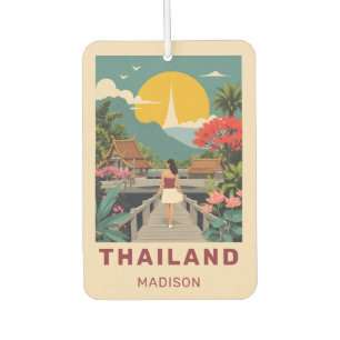Ambientador Nombre personalizado / Texto Tailandia