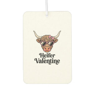 Ambientador Novilla de San Valentín Vaca Highland Diseño Vinta
