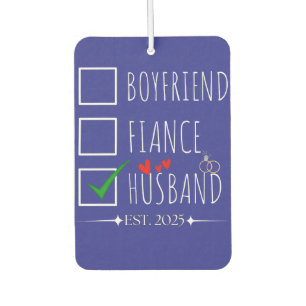 Ambientador Novio Fiancé Husband Est. 2025 Acabo De Casarse