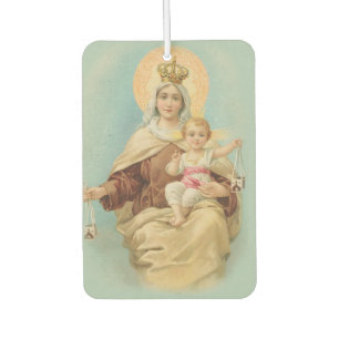 Ambientador Nuestra señora del monte Carmelo con el bebé Jes