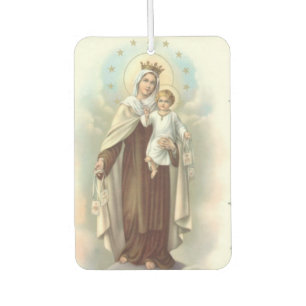 Ambientador Nuestra señora del monte Carmelo con el bebé Jes