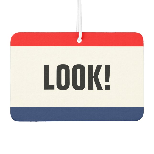 Ambientador Nuevo Personalizable de promoción para el concesio (Anverso)