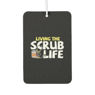 Ambientador Nurse Gift Vivir La Vida De Scrub