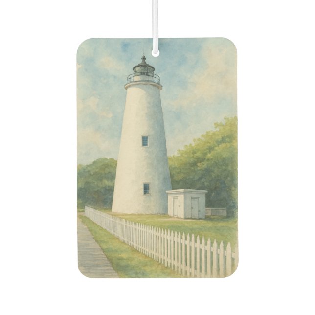 Ambientador Ocracoke Lighthouse Watercolor (Anverso)