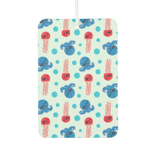 Ambientador Octopus pirata, medusas piratas, animales marinos (Anverso)