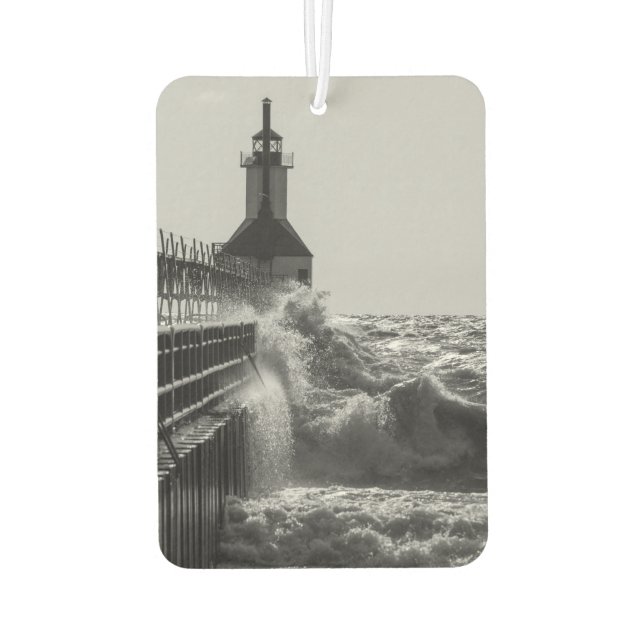 Ambientador Ondas Fiervas En La Escala De Grayscale De St Jose (Reverso)