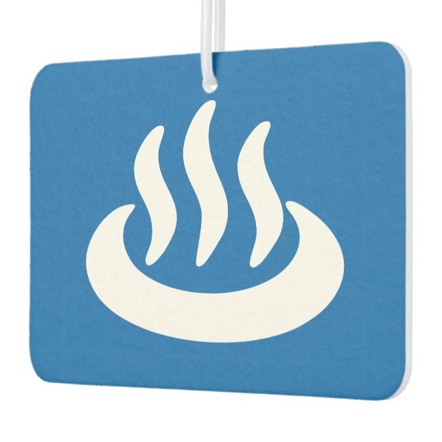 Ambientador Onsen ♨ Primavera Caliente 温 泉 Rótulo japonés (Izquierda)