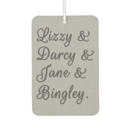 Ambientador Orgullo y prejuicio Parejas I