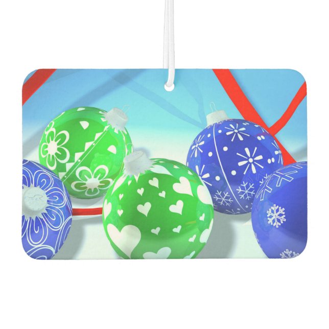 Ambientador Ornamentos de Navidad (Anverso)