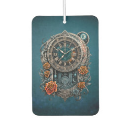Ambientador Ornate Steampunk Clock con Rosas.