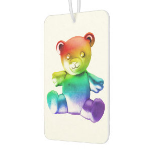 Ambientador Oso de peluche de metal cepillado SlipperyJoe's gr