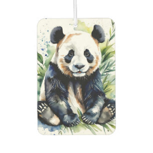 Ambientador Oso panda de acuarela hermosa