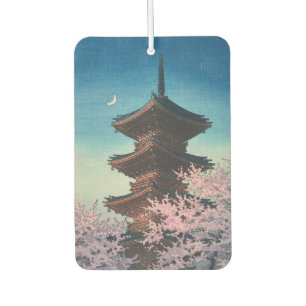 Ambientador Pagoda japonesa vintage de una tarde de primavera