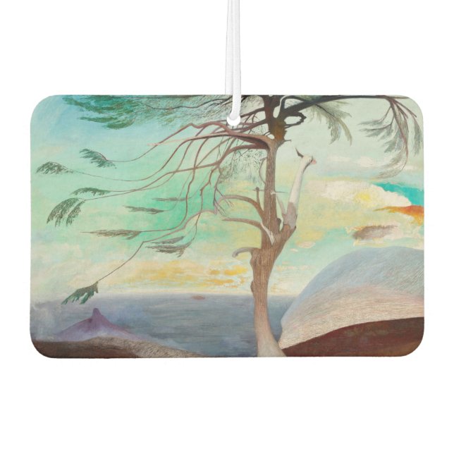 Ambientador Paintaje paisajístico del árbol del cedro solitari (Anverso)