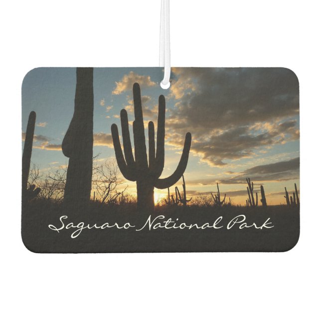Ambientador Paisaje del desierto de Saguaro Sunset II Arizona (Anverso)