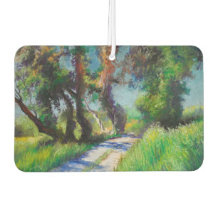 Ambientador Paisaje Pastel de Olivar Iluminado por el Sol