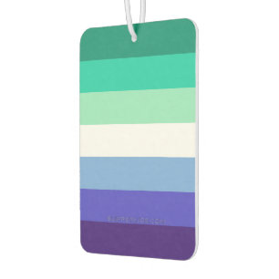 Ambientador Paleta de la bandera de hombres gays trans-inclusi