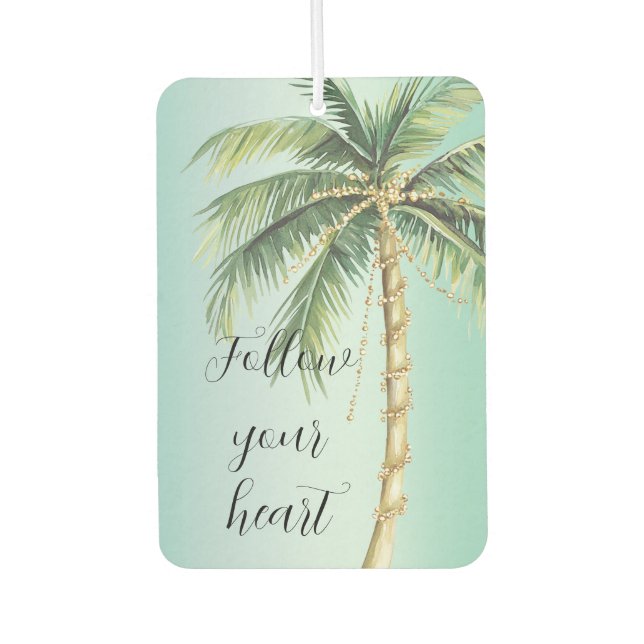 Ambientador Palm Tree Tropical Glam Gold (Anverso)