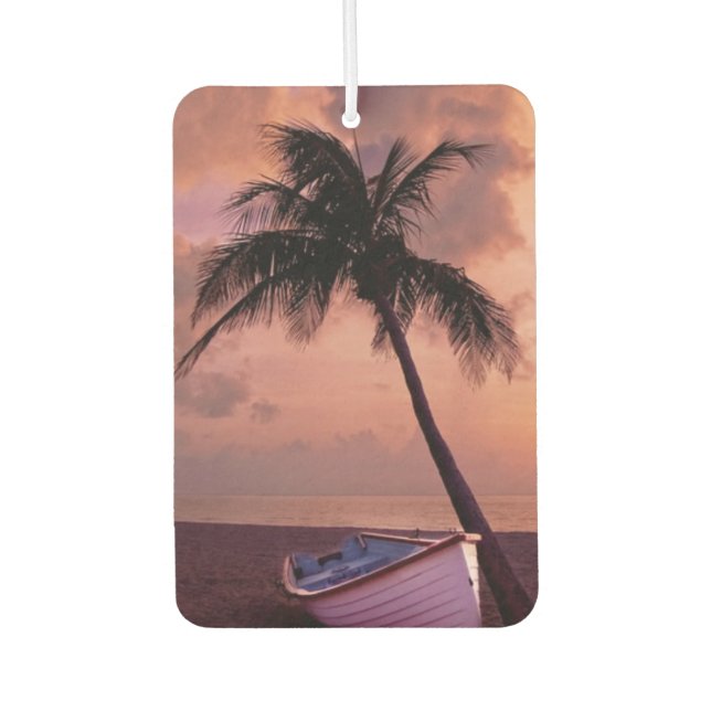 Ambientador Palm Tree y Bote Beach Sunset (Anverso)