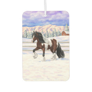 Ambientador Pan Bay Pinto Gypsy Vanner Borrador De Caballo En