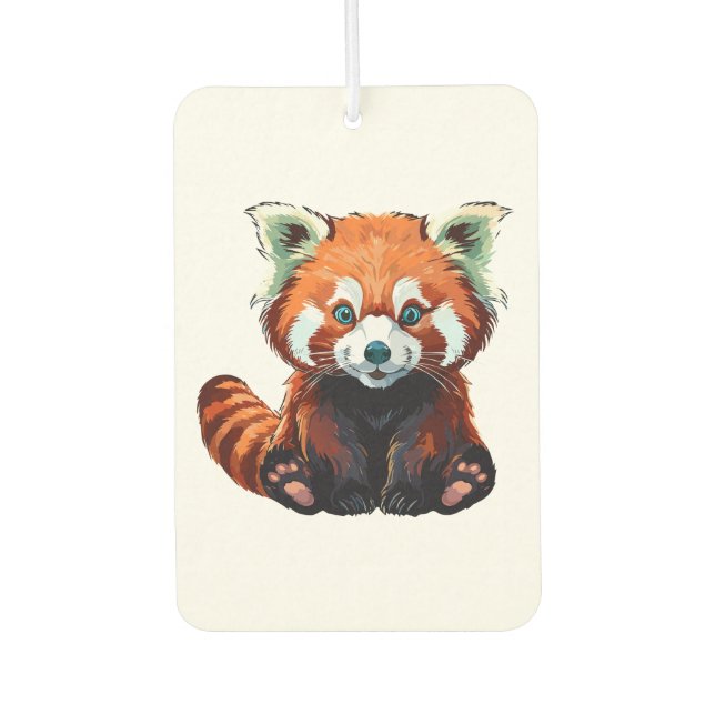 Ambientador Panda rojo (Anverso)