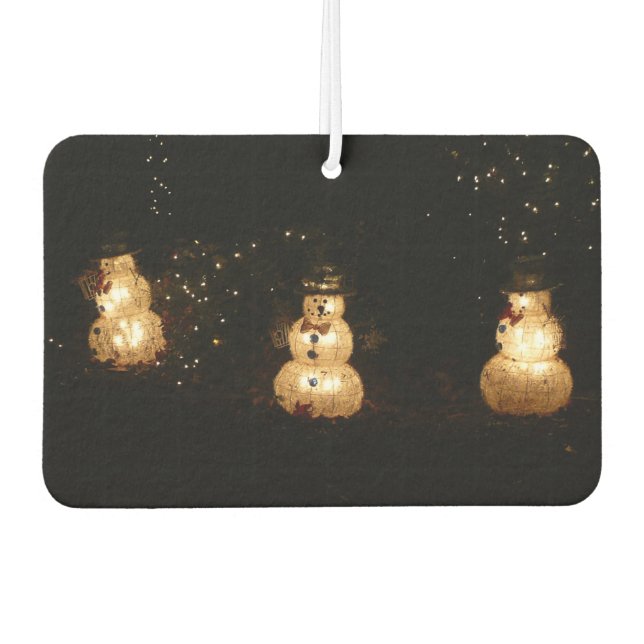 Ambientador Pantalla de luz de vacaciones de Snowman (Anverso)