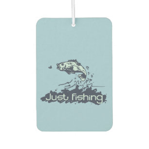 Ambientador Papá acaba de pescar personalizado pescador fresco