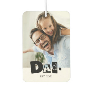 Ambientador Papá Estableció Foto Familiar Personalizada Modern