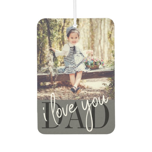 Ambientador Papa I Love You Child Photo (Anverso)