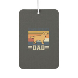 Ambientador Papá Retriever Dorado Perro Retro