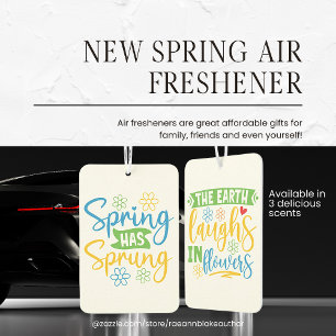 Ambientador para Coche Primavera ha Llegado