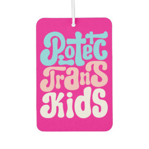 Ambientador para Coche Protege a los Niños Trans