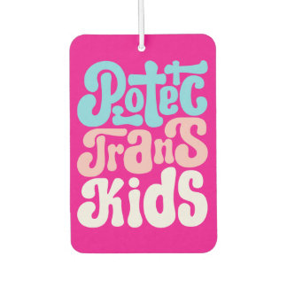 Ambientador para Coche Protege a los Niños Trans