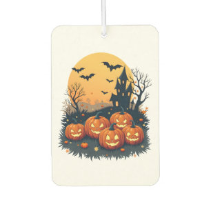 Ambientador Parche de Calabaza Espeluznante � Camiseta Retro d