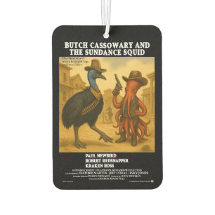Ambientador Parodia de cartel de película de animales occident