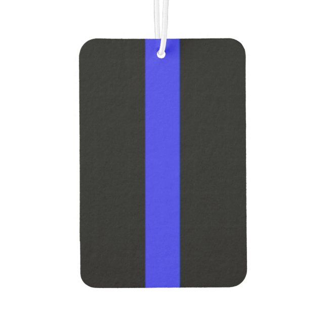 Ambientador Partidario de la policía Línea Azul delgada (Reverso)