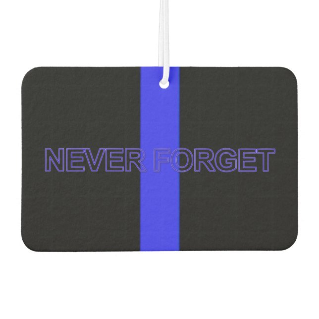 Ambientador Partidario de la policía Línea Azul delgada (Anverso)