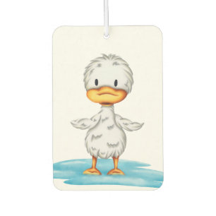 Ambientador Pato lindo en charlatán ilustrado