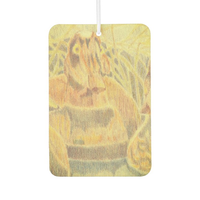 Ambientador Patos de madera en estanque (Anverso)