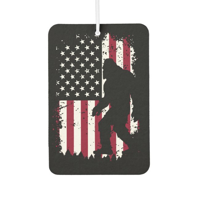 Ambientador Patriotic Bigfoot – American Flag Sasquatch (Anverso)