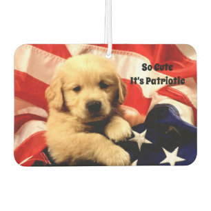 Ambientador Patriotic Puppy Air Freshener