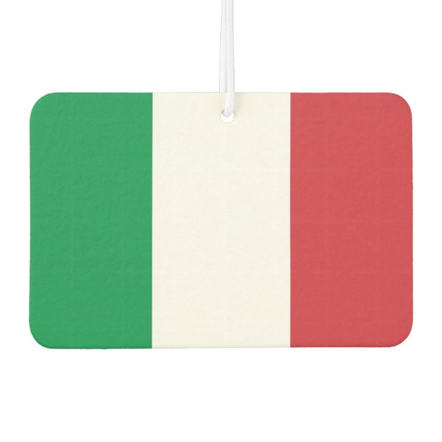 Ambientador Patriótico italiano de bandera italiana de Italia (Anverso)