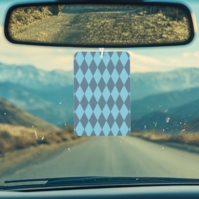 Ambientador Patrón de bandera de bus azul de Baviera (Subido por el creador)