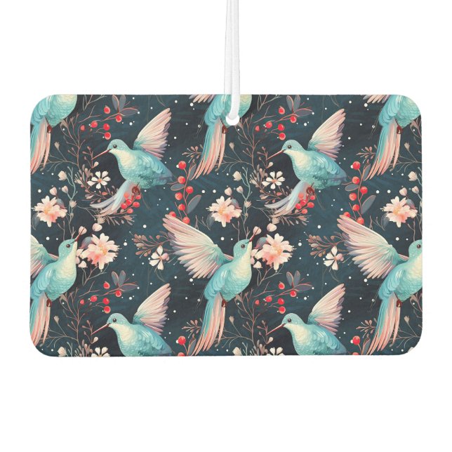 Ambientador Patrón de colibríes de invierno (Anverso)