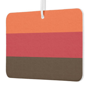 Ambientador Patrón de color retro 3 rayado de 70