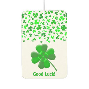 Ambientador Patrón de confeti de Shamrocks Personalizado