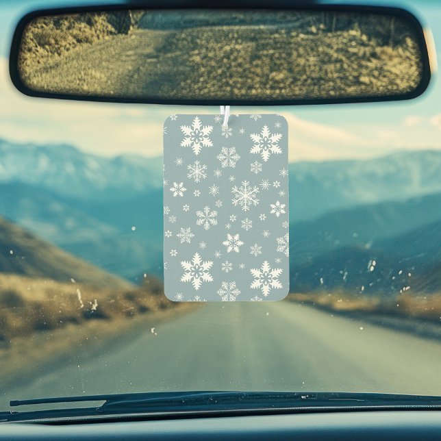 Ambientador Patrón de copos de nieve, copos de nieve blancos,  (Subido por el creador)