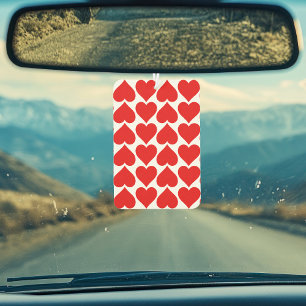 Ambientador Patrón de corazón rojo, romántico, amor