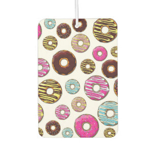 Ambientador Patrón De Donuts, Donuts Coloridos, Espolvorines
