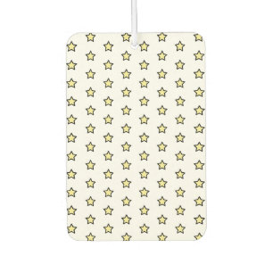 Ambientador Patrón de Estrella Amarilla Minimalista Lindo